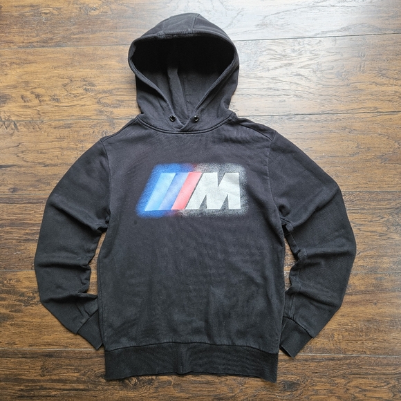 BMW Black Motorsport Power Hoodie Size Small - Picture 1 of 6